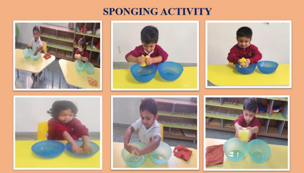 Nursery - Sponging Activity 